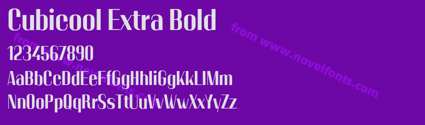 Cubicool Extra BoldPreview