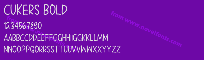 Cukers BoldPreview Cukers BoldPreview