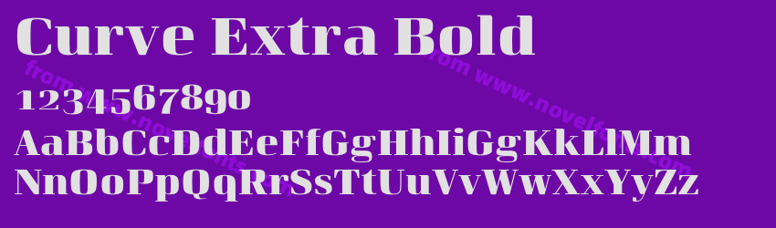 Curve Extra BoldPreview