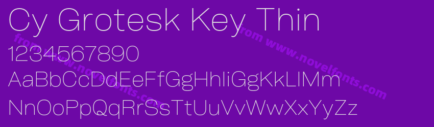 Cy Grotesk Key ThinPreview Cy Grotesk Key ThinPreview