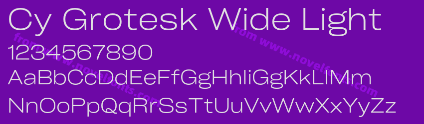 Cy Grotesk Wide LightPreview