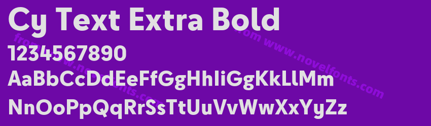 Cy Text Extra BoldPreview Cy Text Extra BoldPreview
