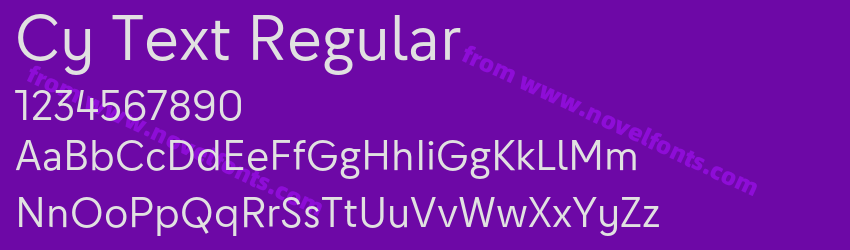 Cy Text RegularPreview