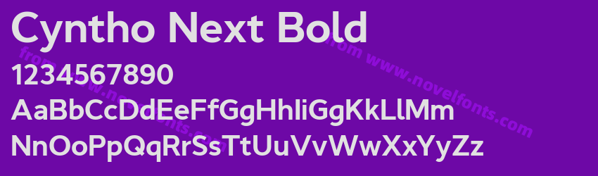 Cyntho Next BoldPreview Cyntho Next BoldPreview