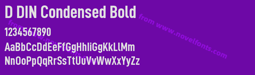 D DIN Condensed BoldPreview D DIN Condensed BoldPreview