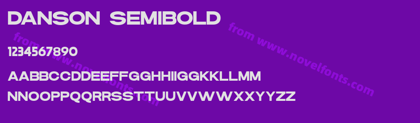 DANSON SemiboldPreview DANSON SemiboldPreview