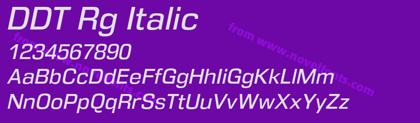 DDT Rg ItalicPreview DDT Rg ItalicPreview