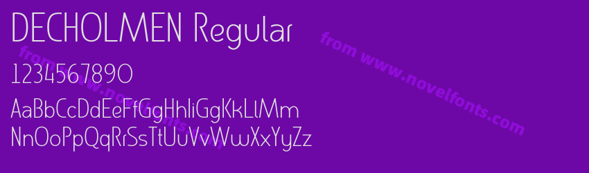 DECHOLMEN RegularPreview DECHOLMEN RegularPreview