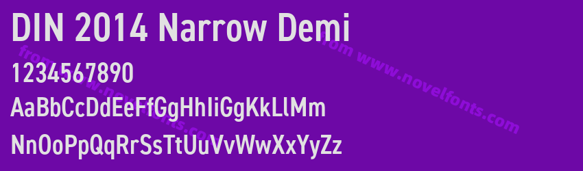 DIN 2014 Narrow DemiPreview DIN 2014 Narrow DemiPreview