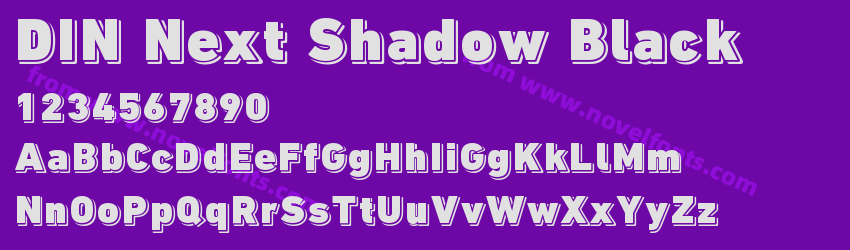DIN Next Shadow BlackPreview DIN Next Shadow BlackPreview