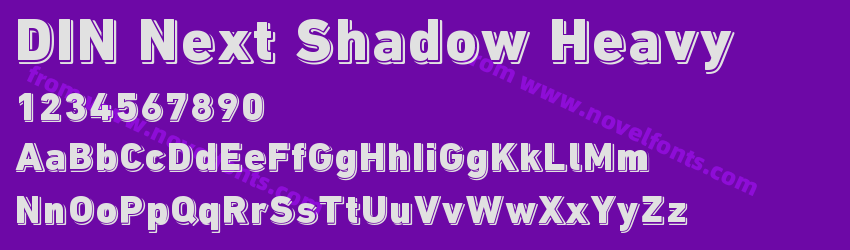 DIN Next Shadow HeavyPreview DIN Next Shadow HeavyPreview