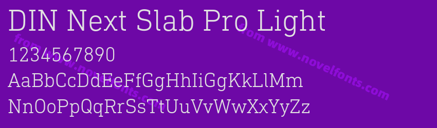 DIN Next Slab Pro LightPreview DIN Next Slab Pro LightPreview