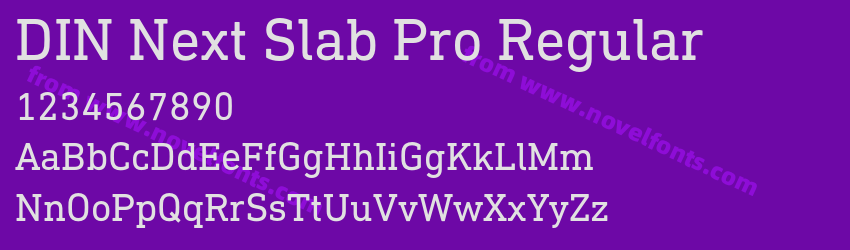 DIN Next Slab Pro RegularPreview DIN Next Slab Pro RegularPreview