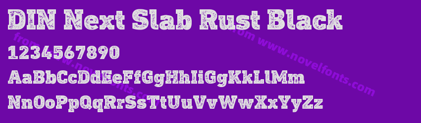 DIN Next Slab Rust BlackPreview DIN Next Slab Rust BlackPreview