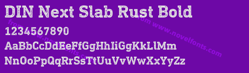 DIN Next Slab Rust BoldPreview DIN Next Slab Rust BoldPreview