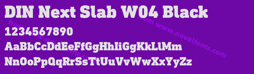 DIN Next Slab W04 BlackPreview
