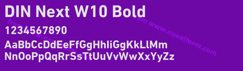 DIN Next W10 BoldPreview DIN Next W10 BoldPreview