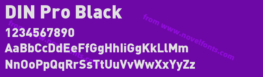 DIN Pro BlackPreview DIN Pro BlackPreview