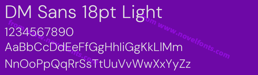 DM Sans 18pt LightPreview DM Sans 18pt LightPreview
