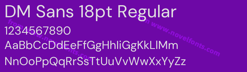 DM Sans 18pt RegularPreview DM Sans 18pt RegularPreview