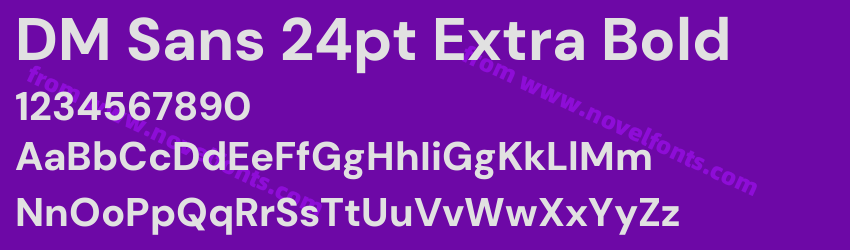 DM Sans 24pt Extra BoldPreview DM Sans 24pt Extra BoldPreview