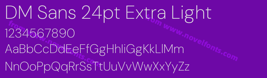 DM Sans 24pt Extra LightPreview DM Sans 24pt Extra LightPreview