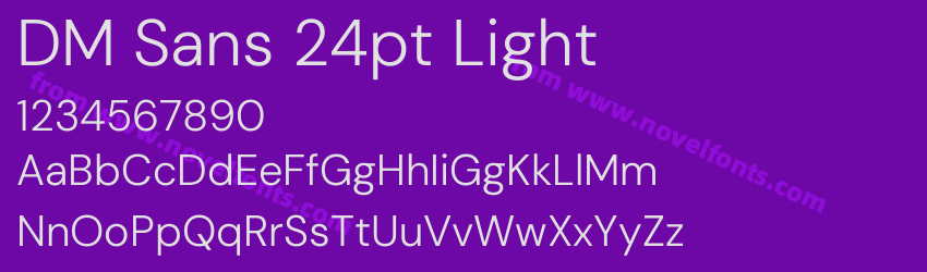 DM Sans 24pt LightPreview DM Sans 24pt LightPreview