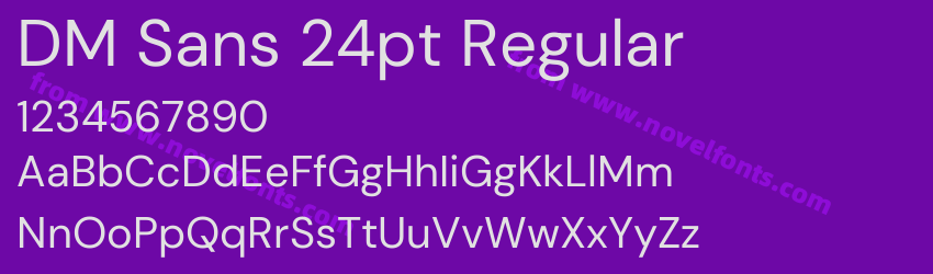 DM Sans 24pt RegularPreview DM Sans 24pt RegularPreview