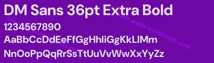 DM Sans 36pt Extra BoldPreview DM Sans 36pt Extra BoldPreview