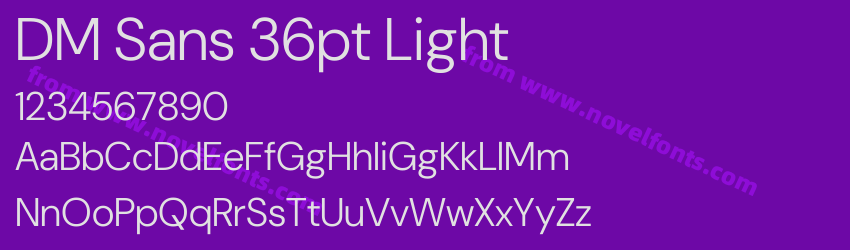 DM Sans 36pt LightPreview DM Sans 36pt LightPreview