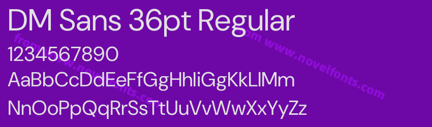 DM Sans 36pt RegularPreview DM Sans 36pt RegularPreview