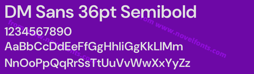 DM Sans 36pt SemiboldPreview DM Sans 36pt SemiboldPreview