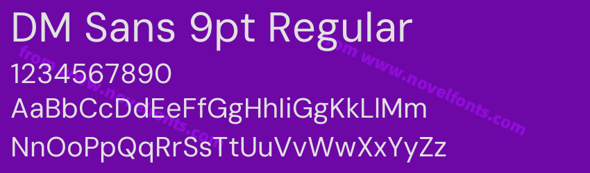 DM Sans 9pt RegularPreview DM Sans 9pt RegularPreview