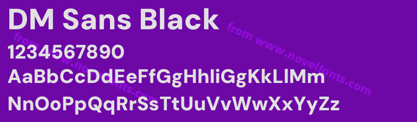 DM Sans BlackPreview DM Sans BlackPreview