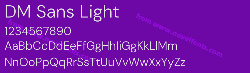 DM Sans LightPreview DM Sans LightPreview