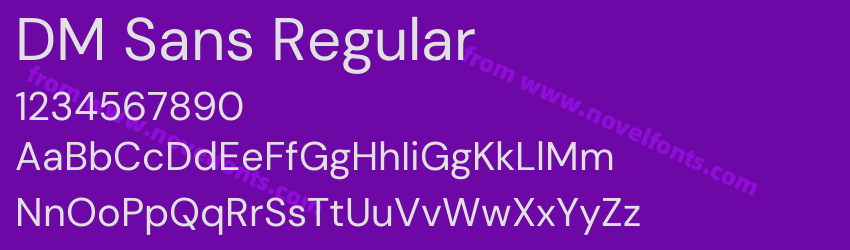 DM Sans RegularPreview