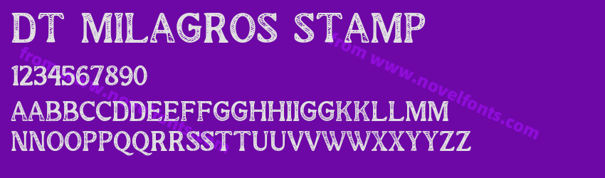 DT Milagros StampPreview DT Milagros StampPreview