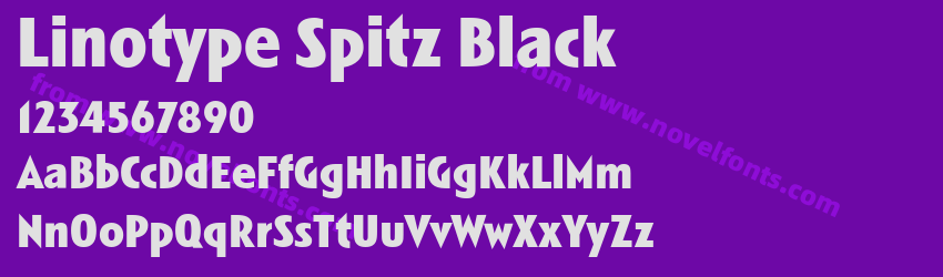 Linotype Spitz BlackPreview