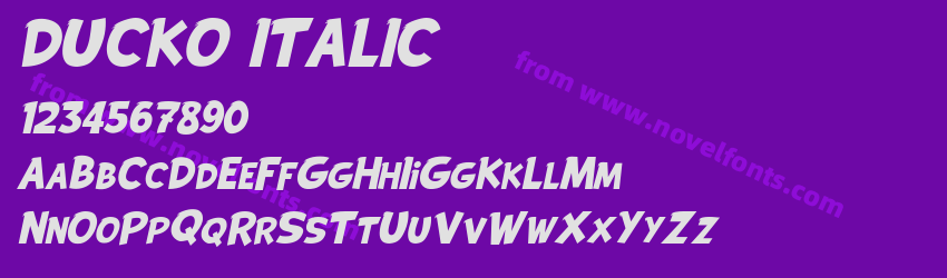 DUCKO ITALICPreview DUCKO ITALICPreview