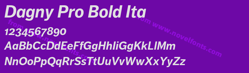 Dagny Pro Bold ItaPreview Dagny Pro Bold ItaPreview
