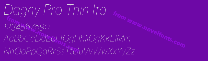 Dagny Pro Thin ItaPreview Dagny Pro Thin ItaPreview