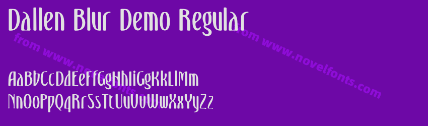 Dallen Blur Demo RegularPreview Dallen Blur Demo RegularPreview