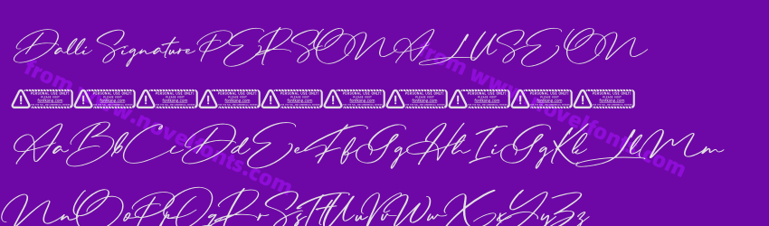 Dalli Signature PERSONAL USE ONPreview Dalli Signature PERSONAL USE ONPreview