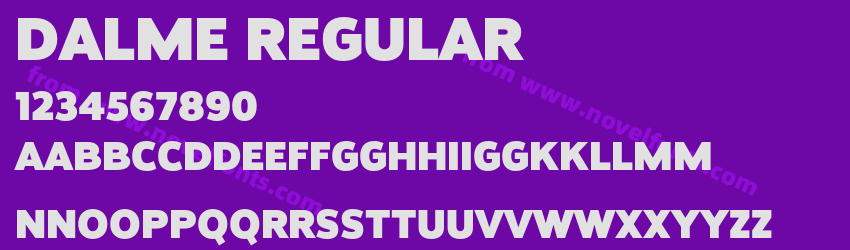 Dalme RegularPreview Dalme RegularPreview