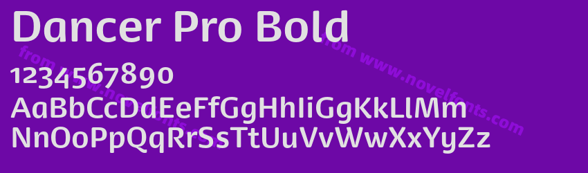 Dancer Pro BoldPreview Dancer Pro BoldPreview