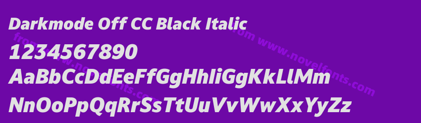 Darkmode Off CC Black ItalicPreview Darkmode Off CC Black ItalicPreview