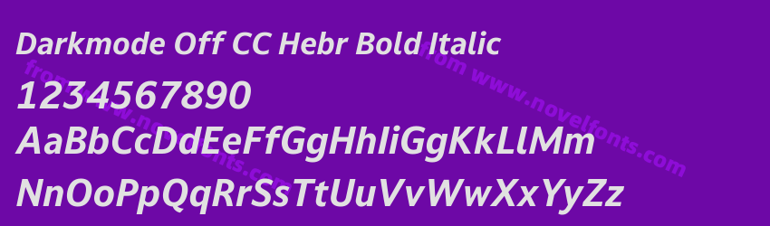 Darkmode Off CC Hebr Bold ItalicPreview Darkmode Off CC Hebr Bold ItalicPreview