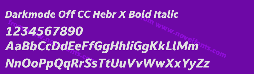 Darkmode Off CC Hebr X Bold ItalicPreview Darkmode Off CC Hebr X Bold ItalicPreview
