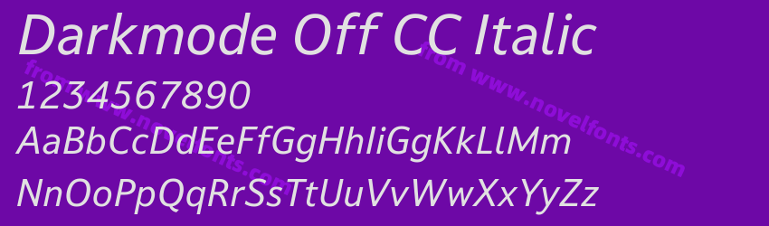 Darkmode Off CC ItalicPreview Darkmode Off CC ItalicPreview