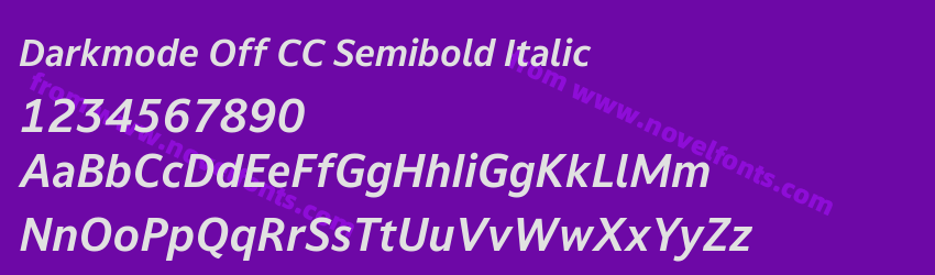 Darkmode Off CC Semibold ItalicPreview Darkmode Off CC Semibold ItalicPreview
